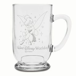 New 🤩 Disney Arribas Glass Mug - Tinker Bell - Personalizable - 16oz 👏
