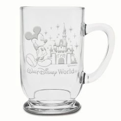 Best Pirce 👏 Disney Arribas Glass Mug - Mickey And Castle - Personalizable - 16oz 😍