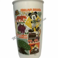 New ✔️ Disney Travel Tumbler - Starbucks - Animal Kingdom Park Icons 🎁