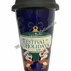 Buy 😀 Disney Travel Tumbler - Epcot 2018 Festival Of The Holidays 🔥