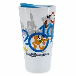 Promo 👏 Disney Travel Mug - 2019 Dated - Walt Disney World - Mickey & Friends 💯