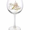 Promo 🌟 Disney Goblet Wine Glass - Believe In Magic - Castle 🌟