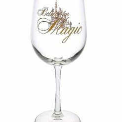 Flash Sale 🌟 Disney Wine Glass - Believe In Magic - Castle 👏