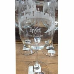 Best deal 🛒 Disney Wine Glass - Epcot World Showcase 🔥