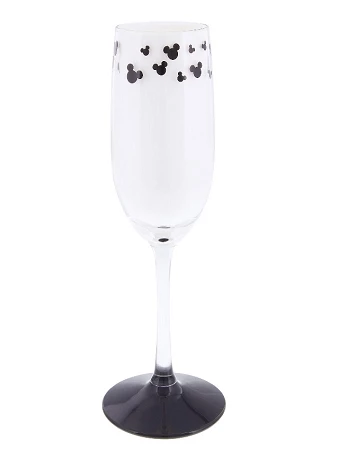 Promo โจ Disney Champagne Flute Glass - Mickey Mouse Icons - Stemmed Black ๐ 1 Promo โจ Disney Champagne Flute Glass - Mickey Mouse Icons - Stemmed Black ๐