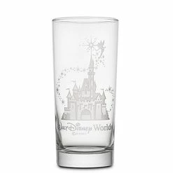 Wholesale 😍 Disney Arribas Glass Tumbler - Tinker Bell And Castle - Personalizable 🧨