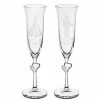 Best Sale ⭐ Disney Glass Flute Set - Personalizable Cinderella And Prince Charming By Arribas -- 2-Pc. 😍