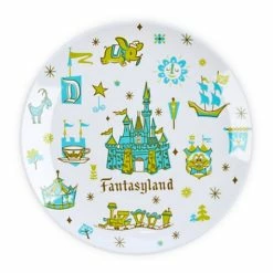 Cheapest 🥰 Disney Dessert Plate - Magic Kingdom - Fantasyland Plate - 7'' ⭐