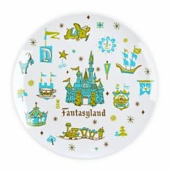 Discount ⌛ Disney Dinner Plate - Magic Kingdom - Fantasyland Plate - 8'' ✨