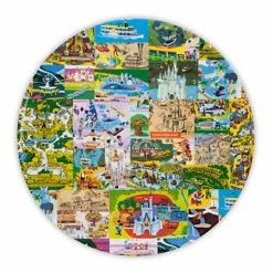Flash Sale 😉 Disney Dinner Plate - Magic Kingdom Map Plate - 11" 💯