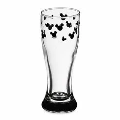 Buy 🎉 Disney Mini Glass - Etched Mickey Mouse Icons - Black ⌛