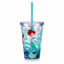 Coupon ⭐ Disney Tumbler With Straw - Ariel - Under The Sea - The Little Mermaid 😀