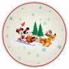 Deals 🧨 Disney Dessert Plate - Happy Holidays - Santa Mickey Mouse & Friends 😀