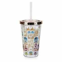 Hot Sale 😍 Disney Tumbler With Straw - It's A Small World - The Happiest Cruise 😉
