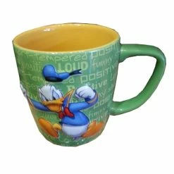 Brand new 🛒 Disney Coffee Mug - Donald Duck - Positive Loud Funny 👏