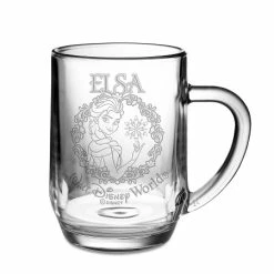Buy 🎁 Disney Arribas Glass Mug - Elsa - Personalizable ❤️