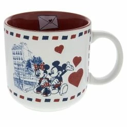 Budget 🛒 Disney Coffee Mug - World Showcase Paris - Mickey And Minnie - Hearts 👏