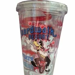 Deals 🎉 Disney Tumbler With Straw - Boardwalk Resort - Goofy ❤️