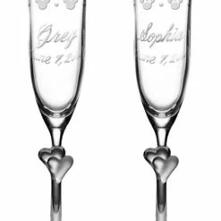 Buy ⌛ Disney Arribas Glass Flute Set - Mickey And Minnie Mouse Icons 🎉