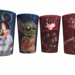 Flash Sale ⌛ Disney Plastic Cups Set - Star Wars Characters - Lenticular ✨