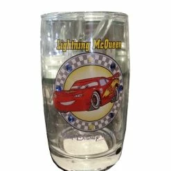 Outlet 🔔 Disney Arribas Juice Glass - Lightning McQueen - Jeweled ⭐