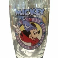 New 🔥 Disney Arribas Juice Glass - Sorcerer Mickey Mouse - Jeweled 🧨